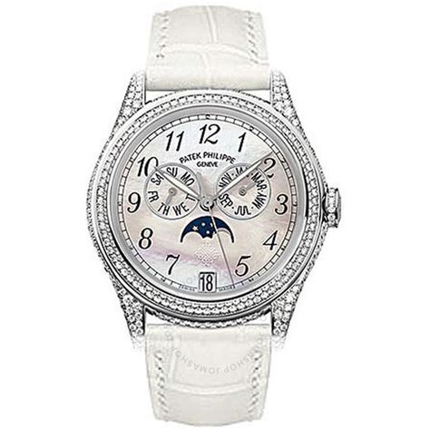 patek philippe complicated 18kt white gold moonphase diamond|Complications Ladies'.